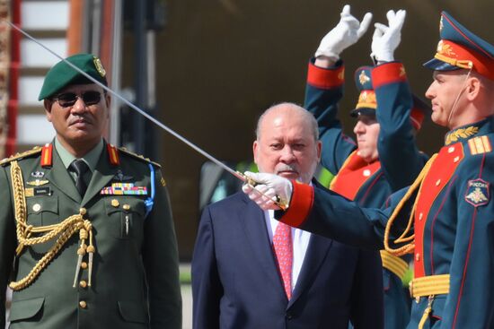 Прилет короля Малайзии Султана Ибрагима в Москву