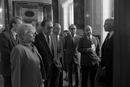 Визит в СССР министра иностранных дел Швейцарии Пьера Обера