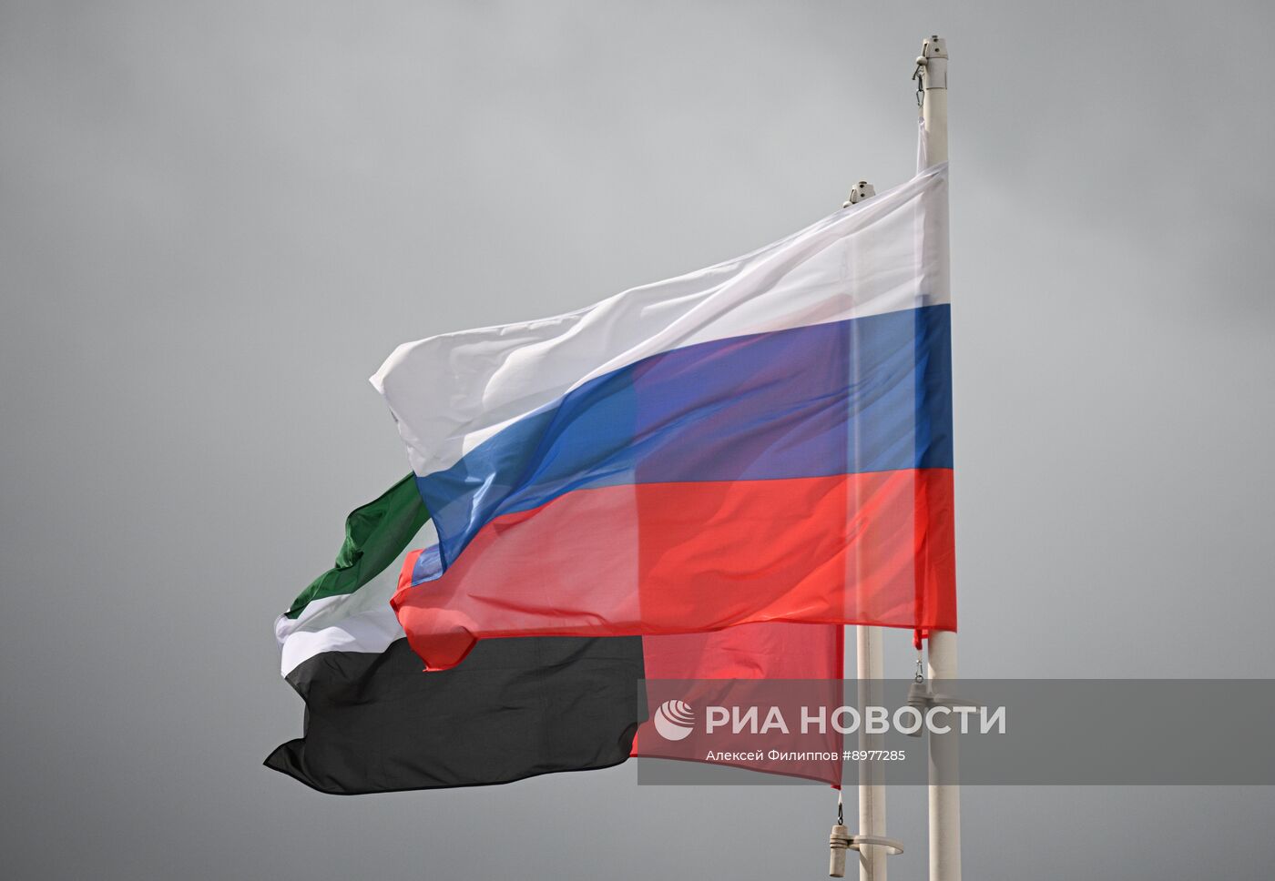 Прилет президента ОАЭ М. Аль Нахайяна в Москву