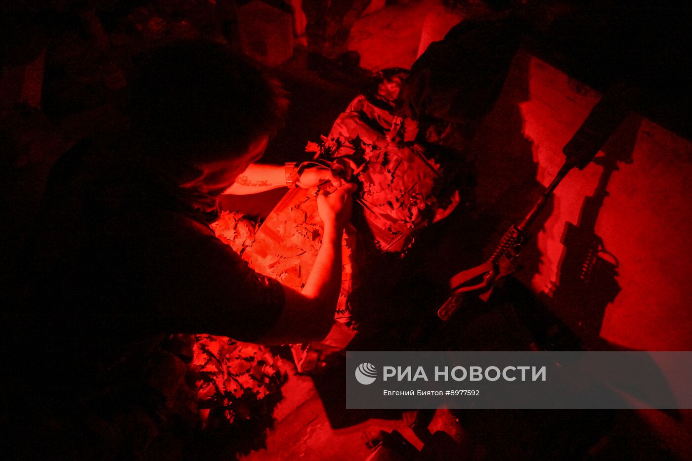 Боевая работа разведчиков группировки войск "Север"