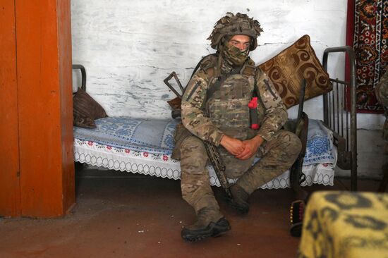 Боевая работа разведчиков группировки войск "Север"