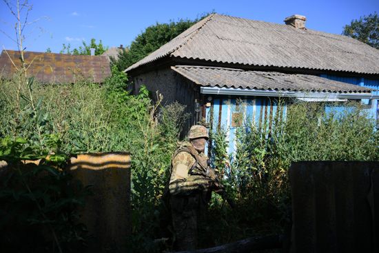 Боевая работа разведчиков группировки войск "Север"