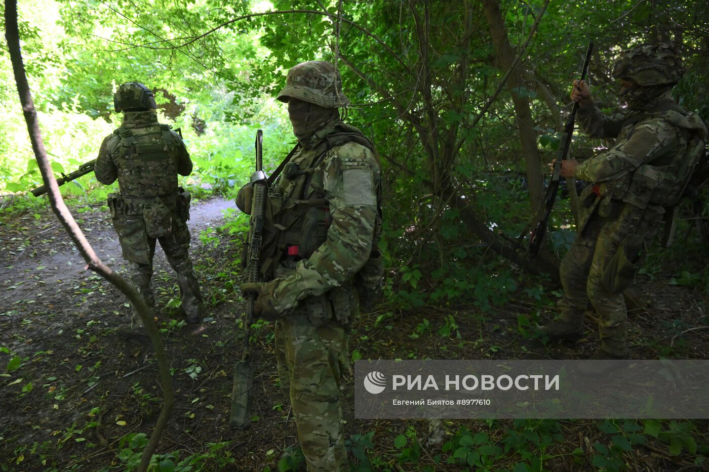 Боевая работа разведчиков группировки войск "Север"