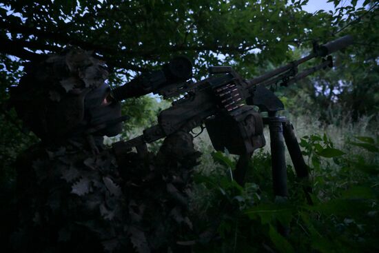 Боевая работа разведчиков группировки войск "Север"