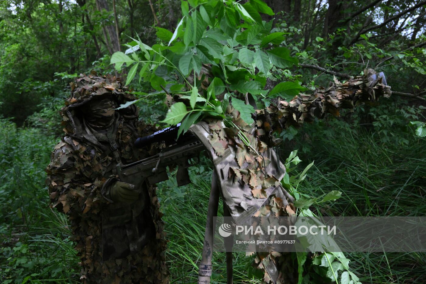 Боевая работа разведчиков группировки войск "Север"