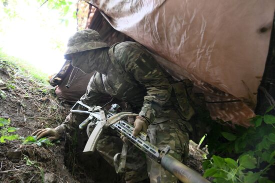 Боевая работа разведчиков группировки войск "Север"