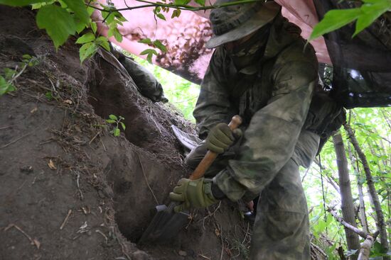 Боевая работа разведчиков группировки войск "Север"