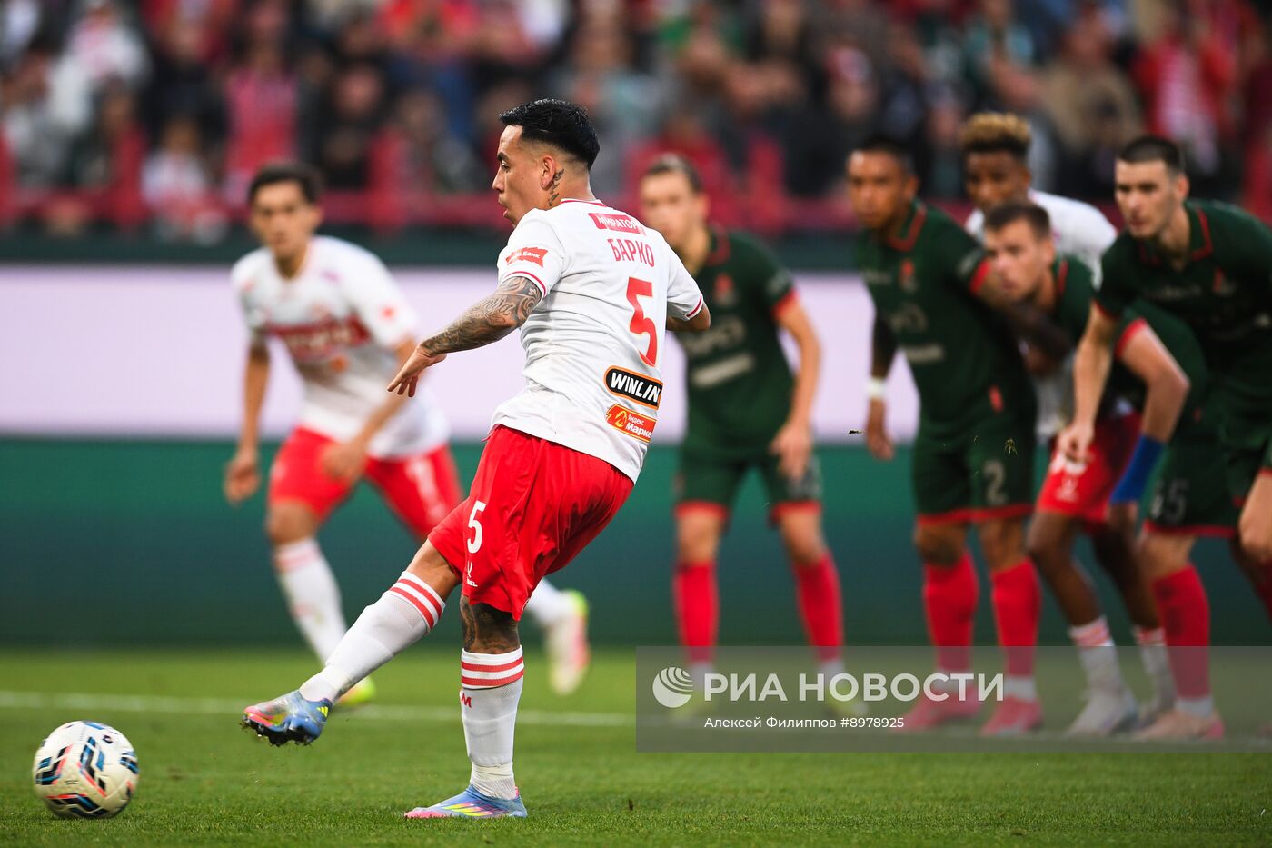 Футбол. РПЛ. "Локомотив" (Москва) - "Спартак" (Москва)