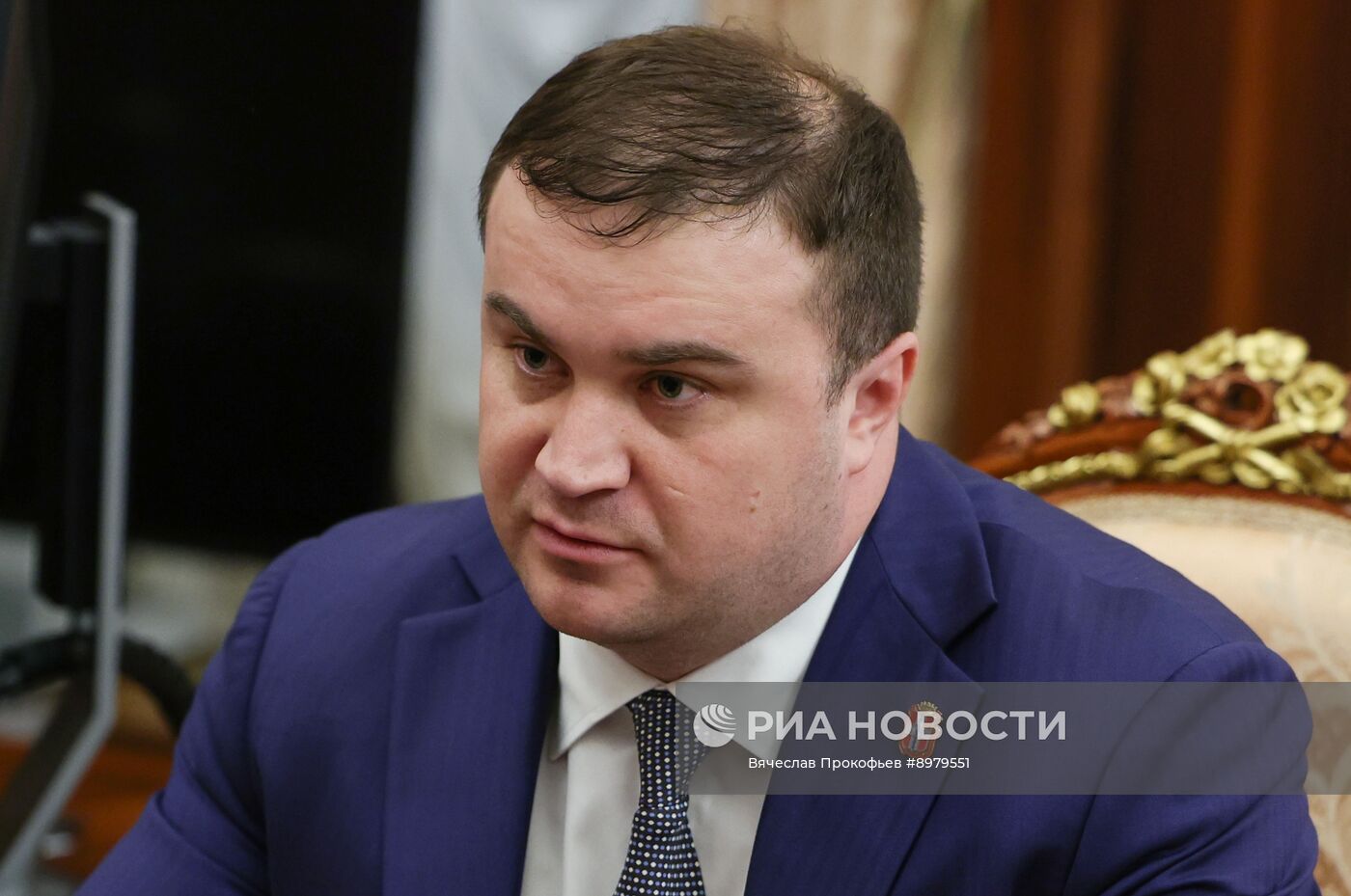 Президент Владимир Путин встретился с губернатором Омской области Виталием Хоценко