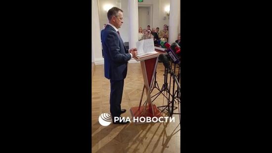 Мединский на вручении Золотой Звезды Героя России внуку Алексея Береста