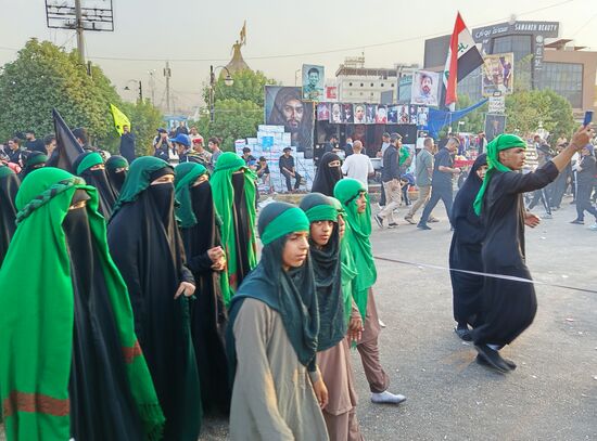 Паломничество мусульман-шиитов в Арбаин в Ираке