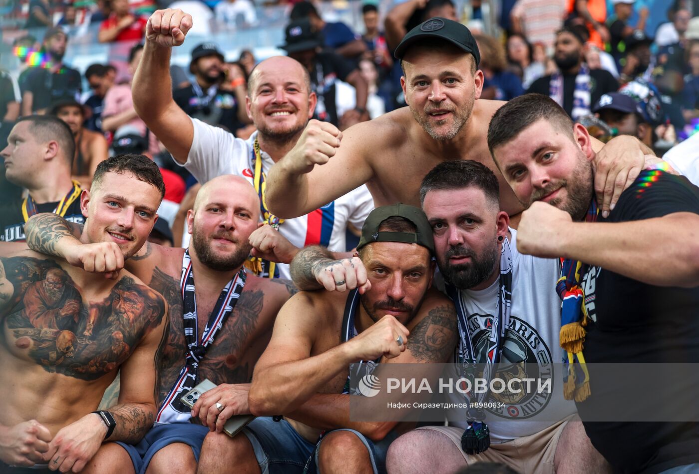 Футбол. Суперкубок УЕФА. ПСЖ (Франция) - "Тоттенхэм" (Англия)