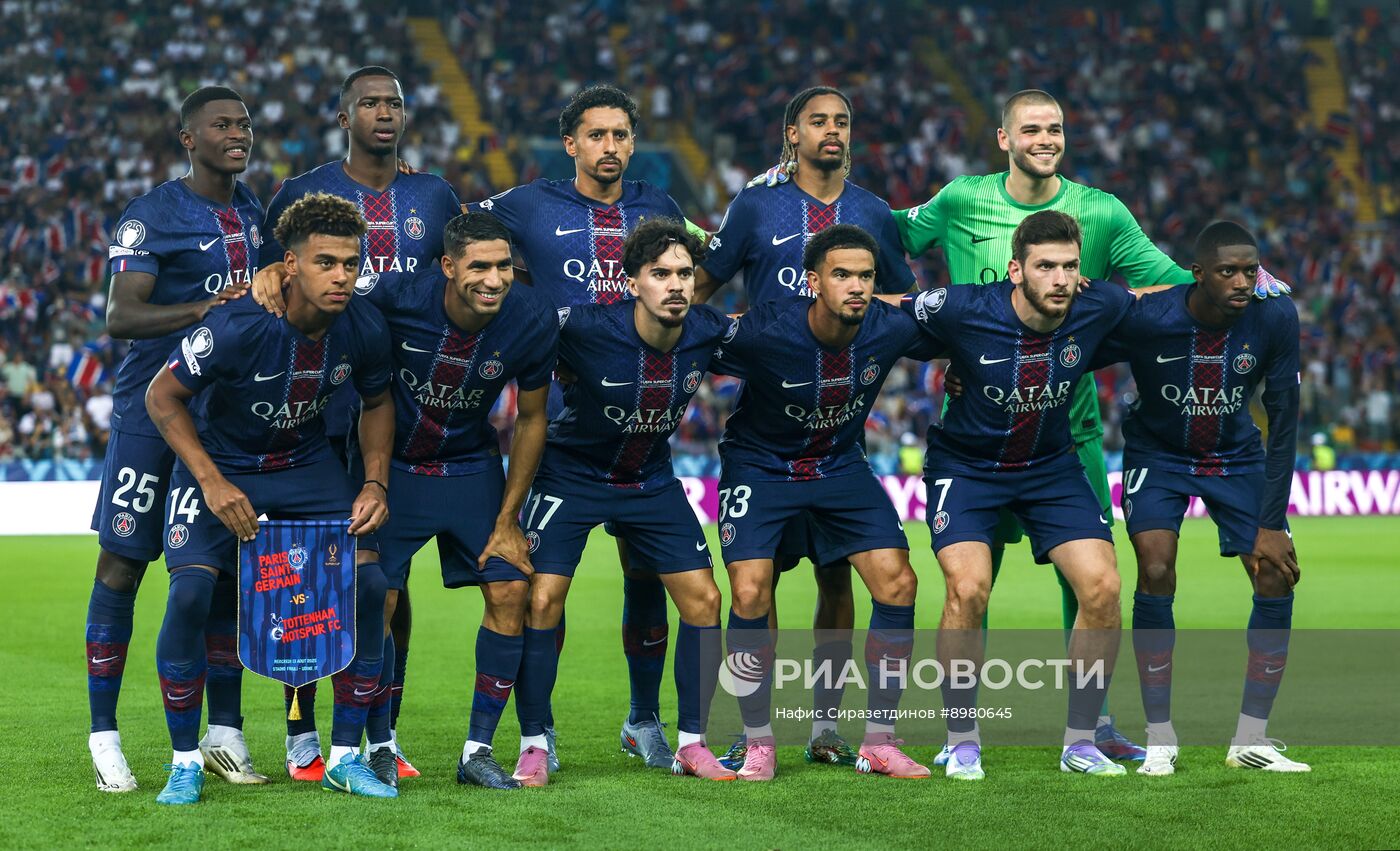Футбол. Суперкубок УЕФА. ПСЖ (Франция) - "Тоттенхэм" (Англия)