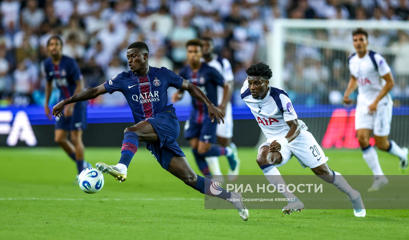 Футбол. Суперкубок УЕФА. ПСЖ (Франция) - "Тоттенхэм" (Англия)