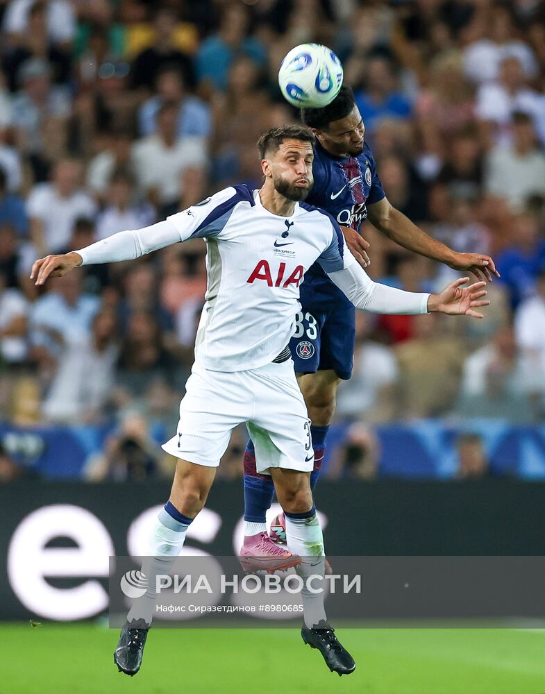Футбол. Суперкубок УЕФА. ПСЖ (Франция) - "Тоттенхэм" (Англия)