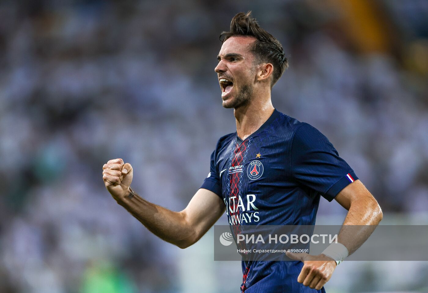 Футбол. Суперкубок УЕФА. ПСЖ (Франция) - "Тоттенхэм" (Англия)