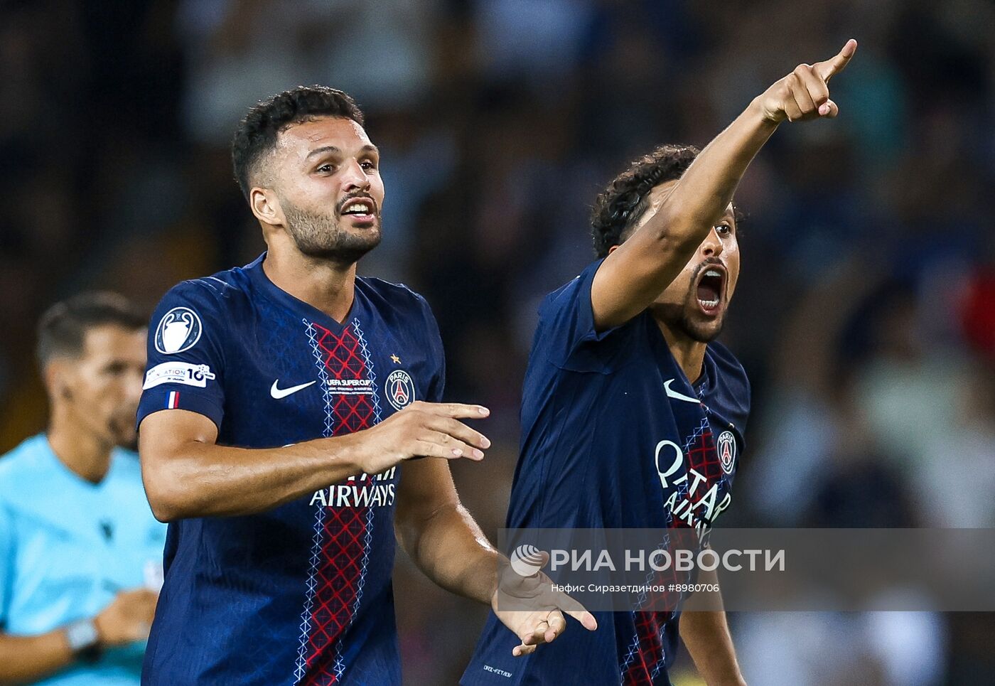 Футбол. Суперкубок УЕФА. ПСЖ (Франция) - "Тоттенхэм" (Англия)