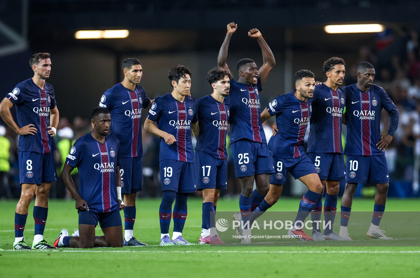 Футбол. Суперкубок УЕФА. ПСЖ (Франция) - "Тоттенхэм" (Англия)