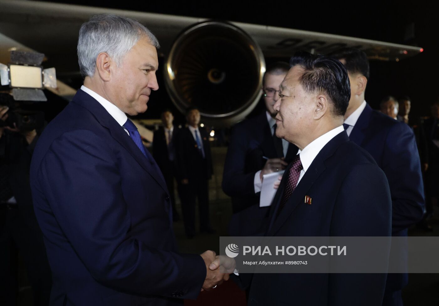 Визит председателя Госдумы РФ В. Володина в КНДР