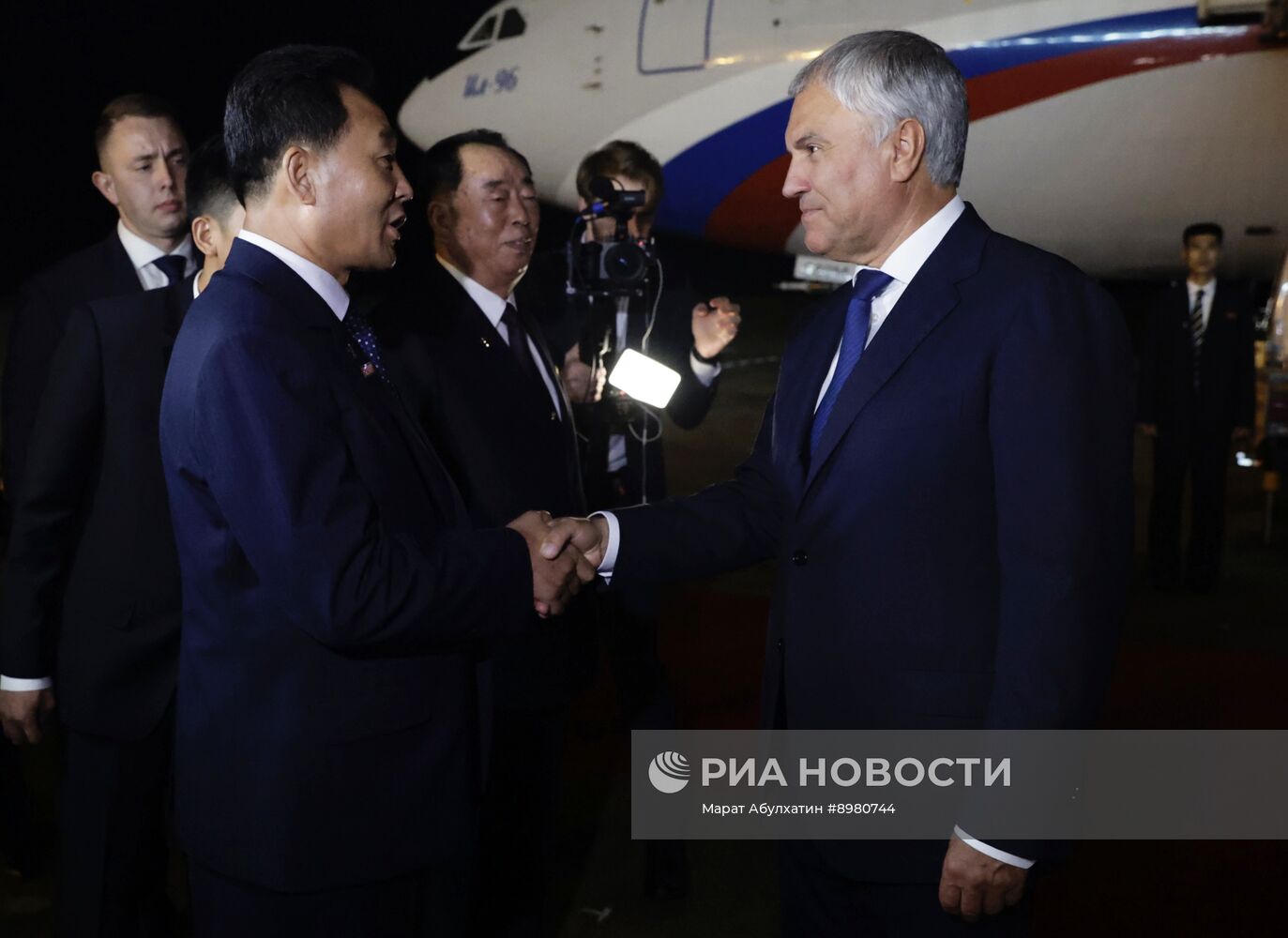 Визит председателя Госдумы РФ В. Володина в КНДР