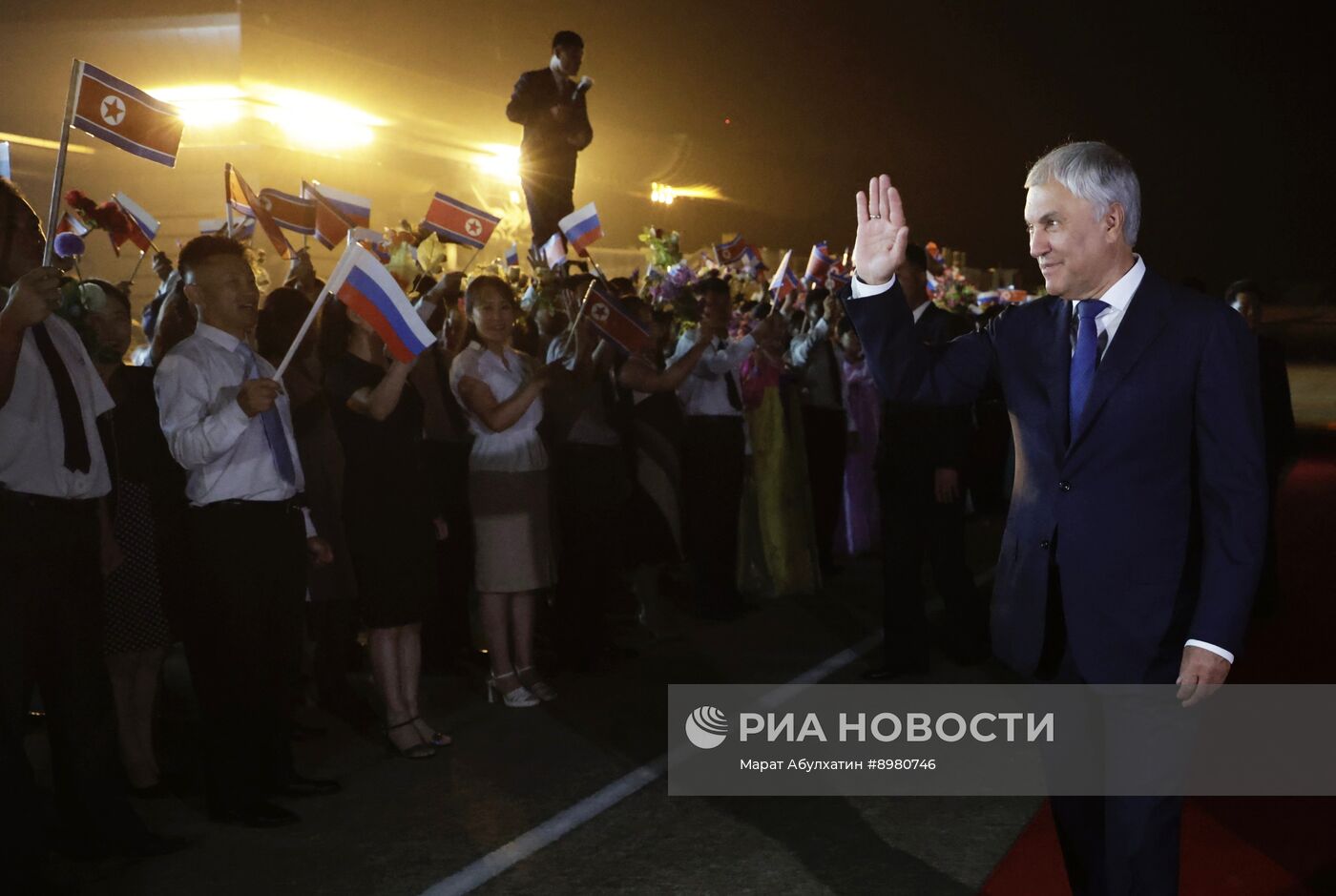 Визит председателя Госдумы РФ В. Володина в КНДР