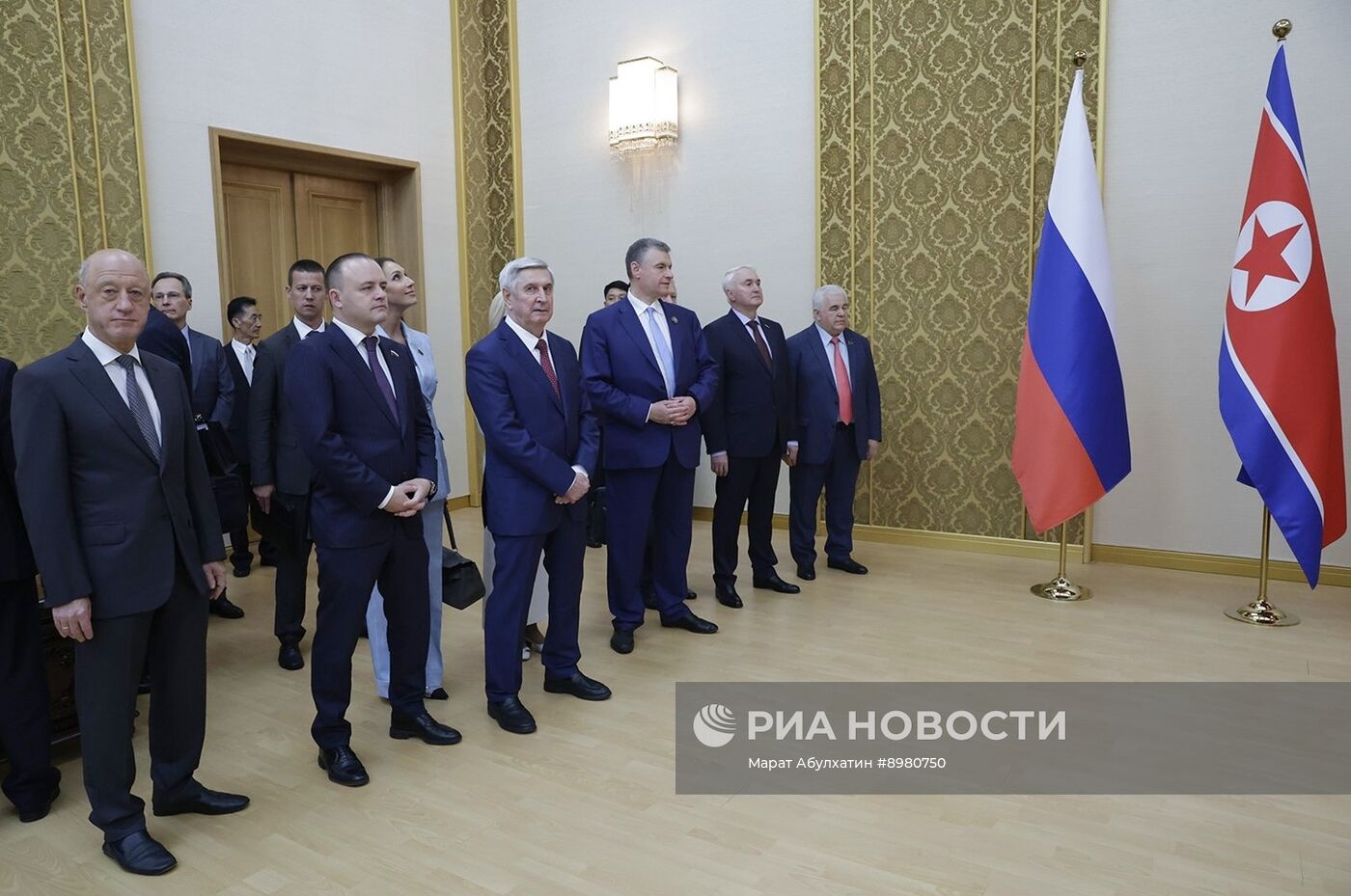 Визит председателя Госдумы РФ В. Володина в КНДР
