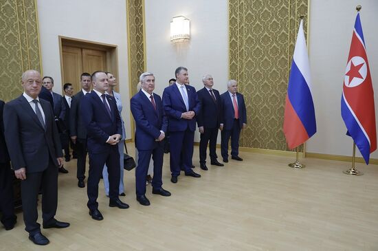 Визит председателя Госдумы РФ В. Володина в КНДР