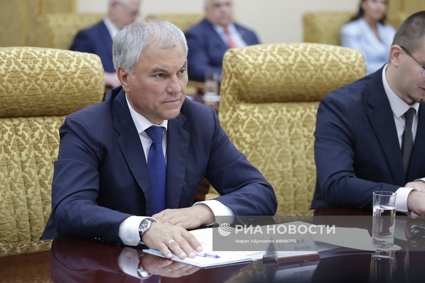 Визит председателя Госдумы РФ В. Володина в КНДР