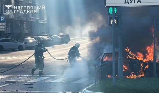 Белгород подвергся атаке беспилотников