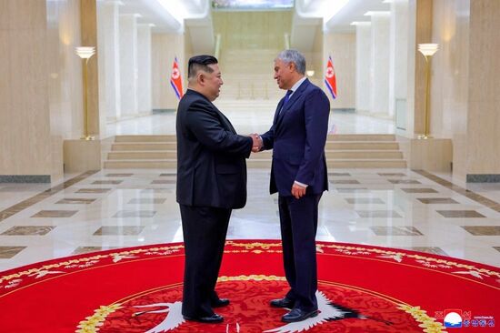 Визит председателя Госдумы РФ В. Володина в КНДР