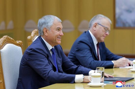 Визит председателя Госдумы РФ В. Володина в КНДР
