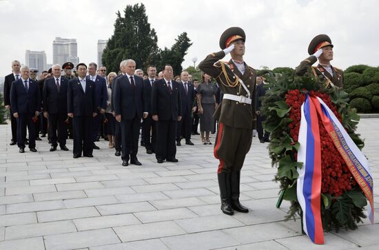 Визит председателя Госдумы РФ В. Володина в КНДР