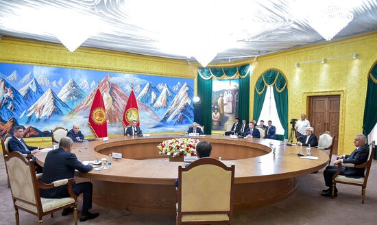 Заседание Евразийского межправительственного совета в Киргизии