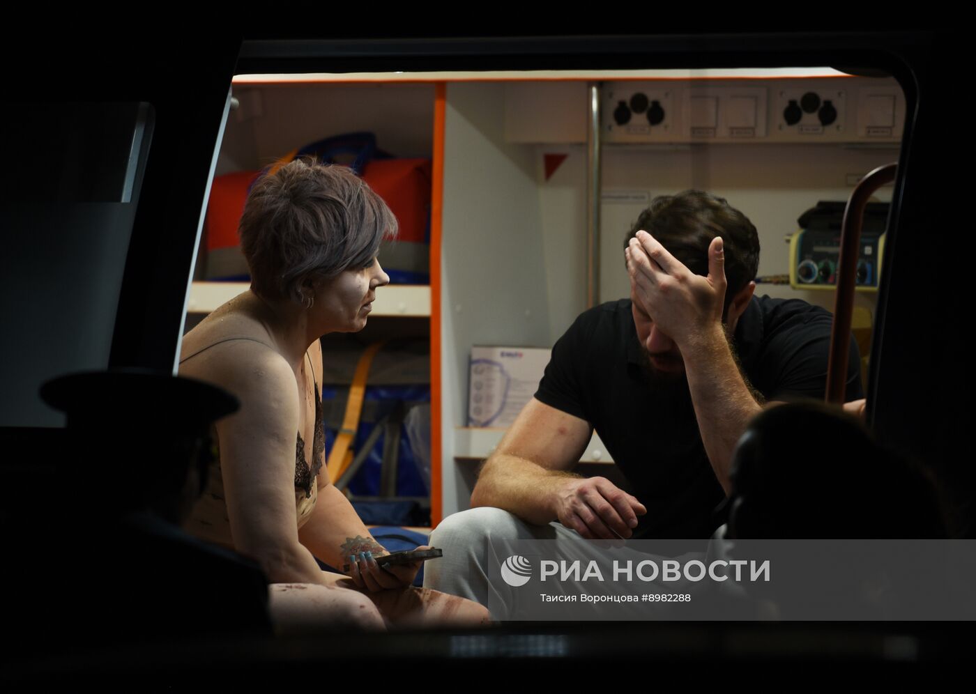 Последствия обстрела Донецка