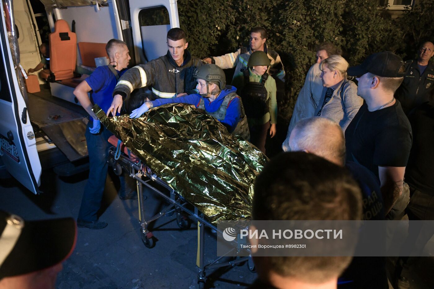 Последствия обстрела Донецка