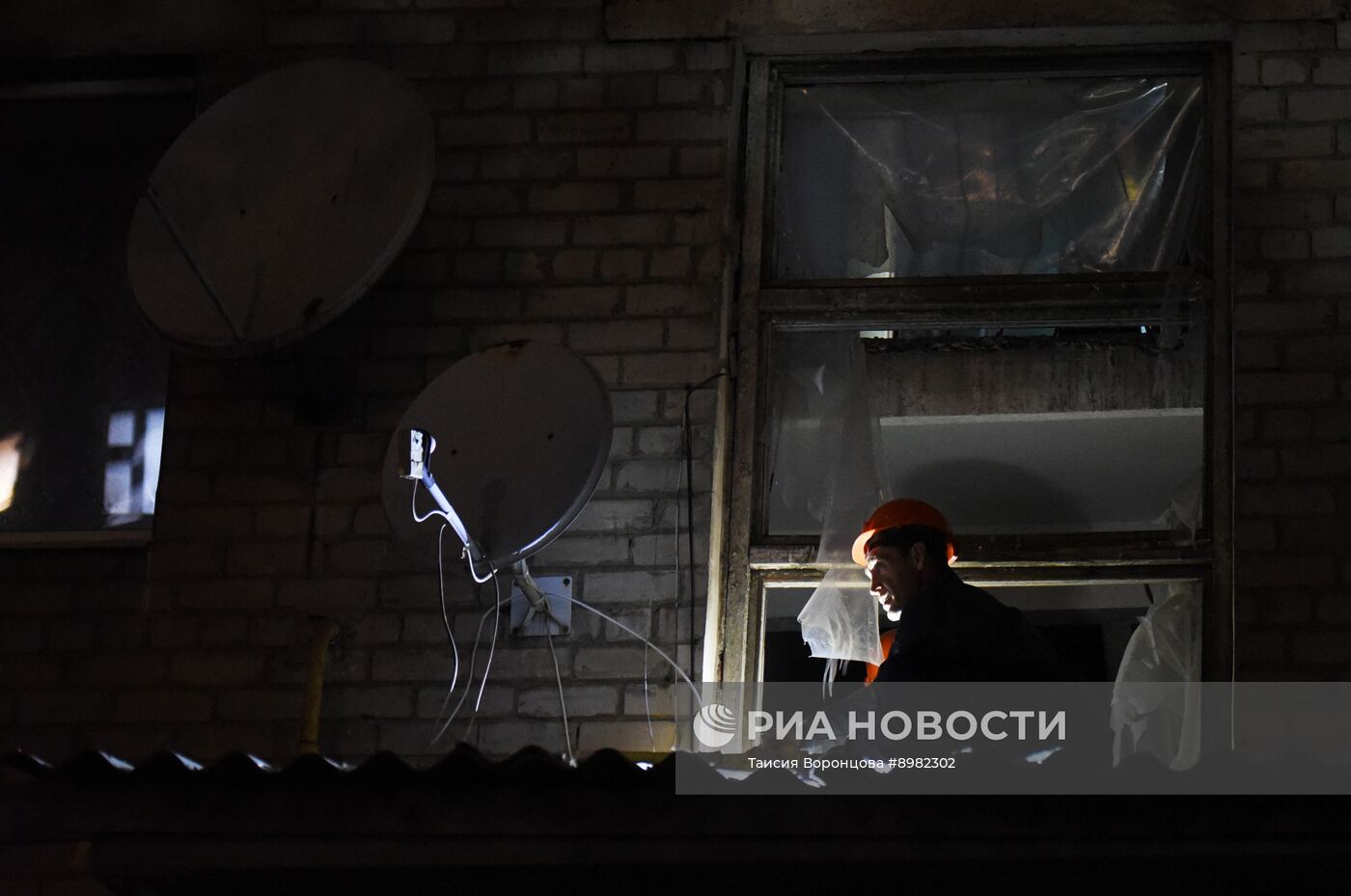 Последствия обстрела Донецка