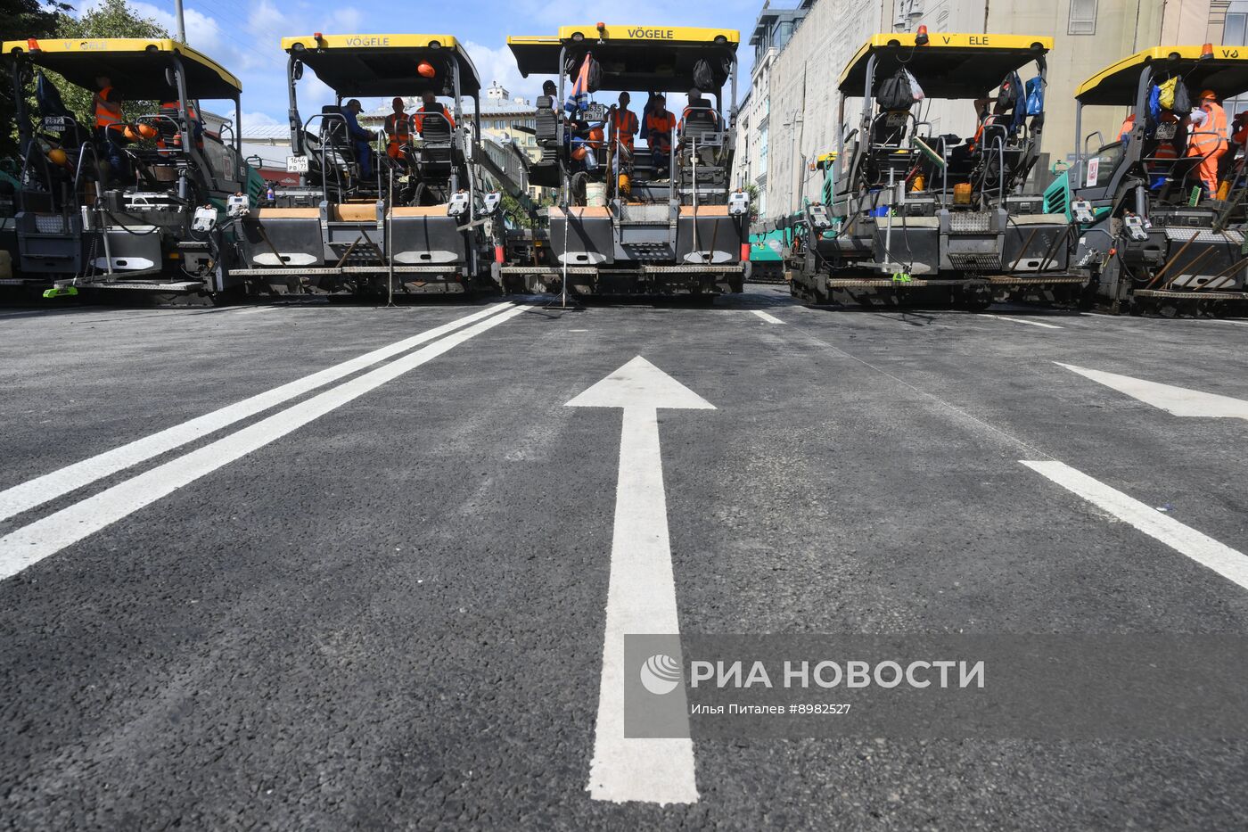 Тверскую улицу перекрыли для замены асфальта