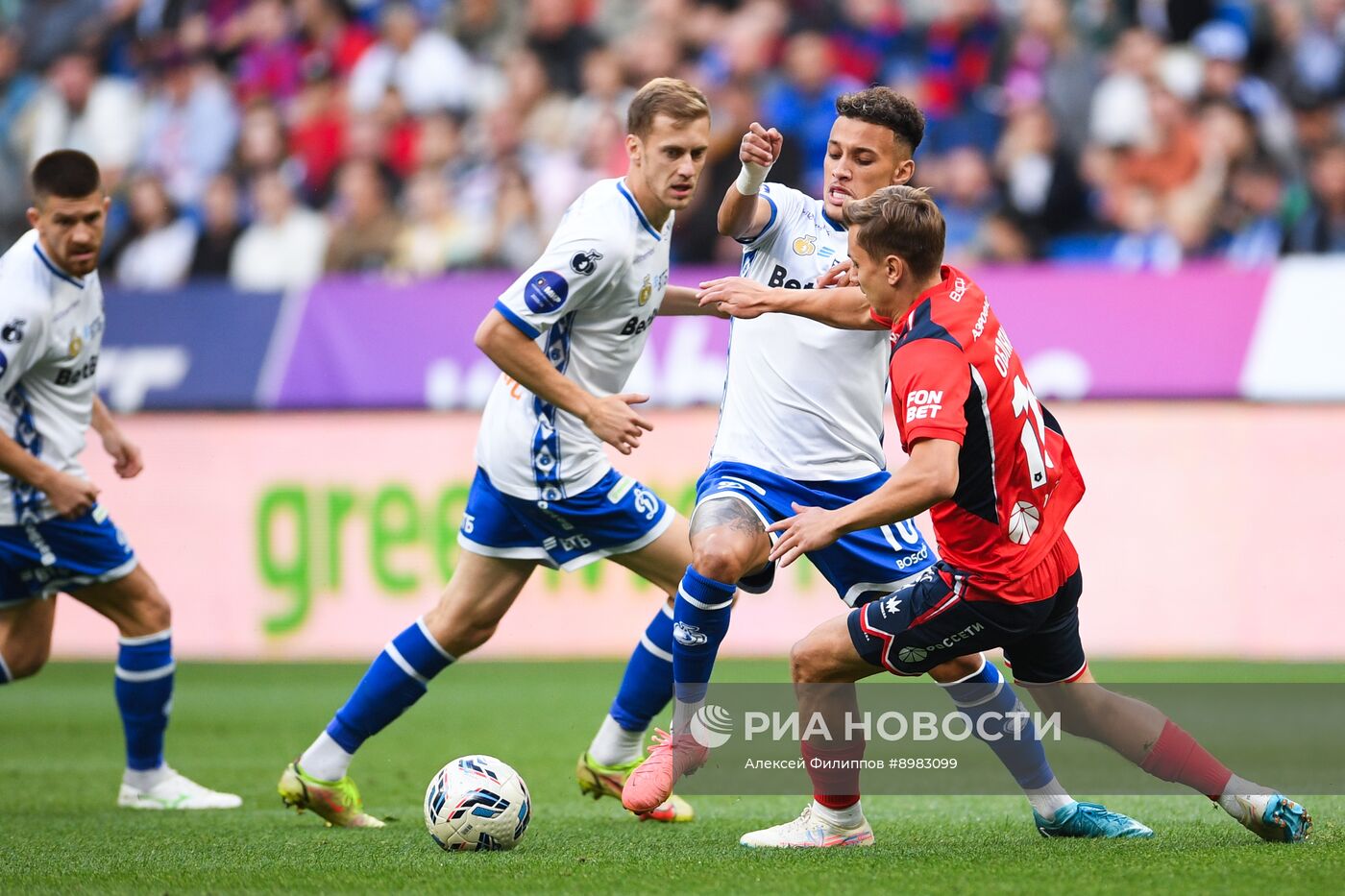 Футбол. РПЛ. "Динамо" (Москва) - ПФК ЦСКА (Москва)