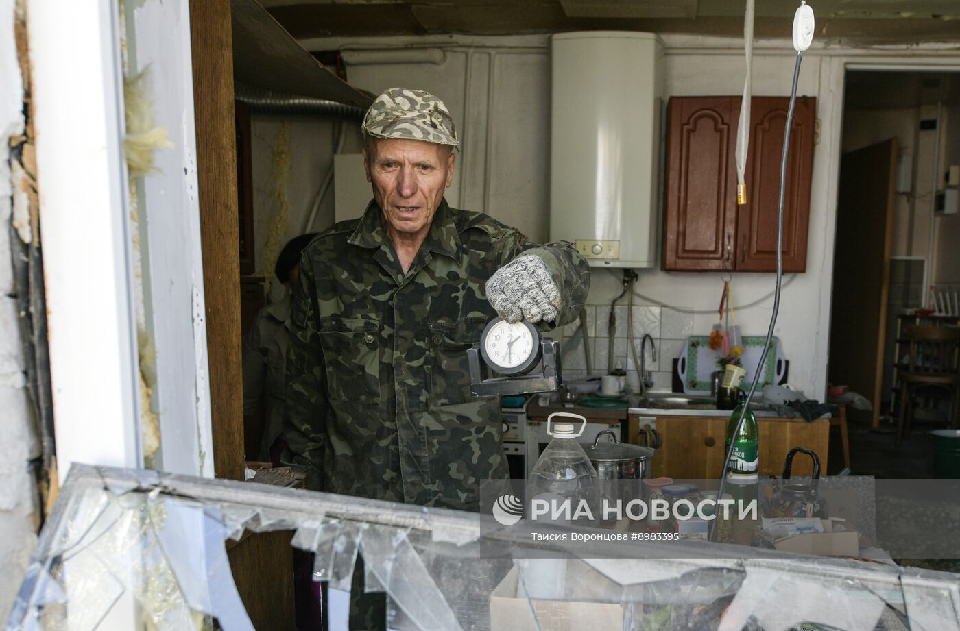 Последствия удара со стороны ВСУ по Донецку