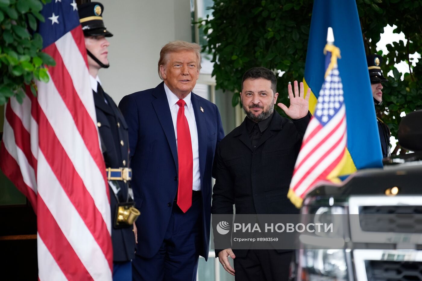 Зеленский прибыл в Белый дом на встречу с президентом США Трампом