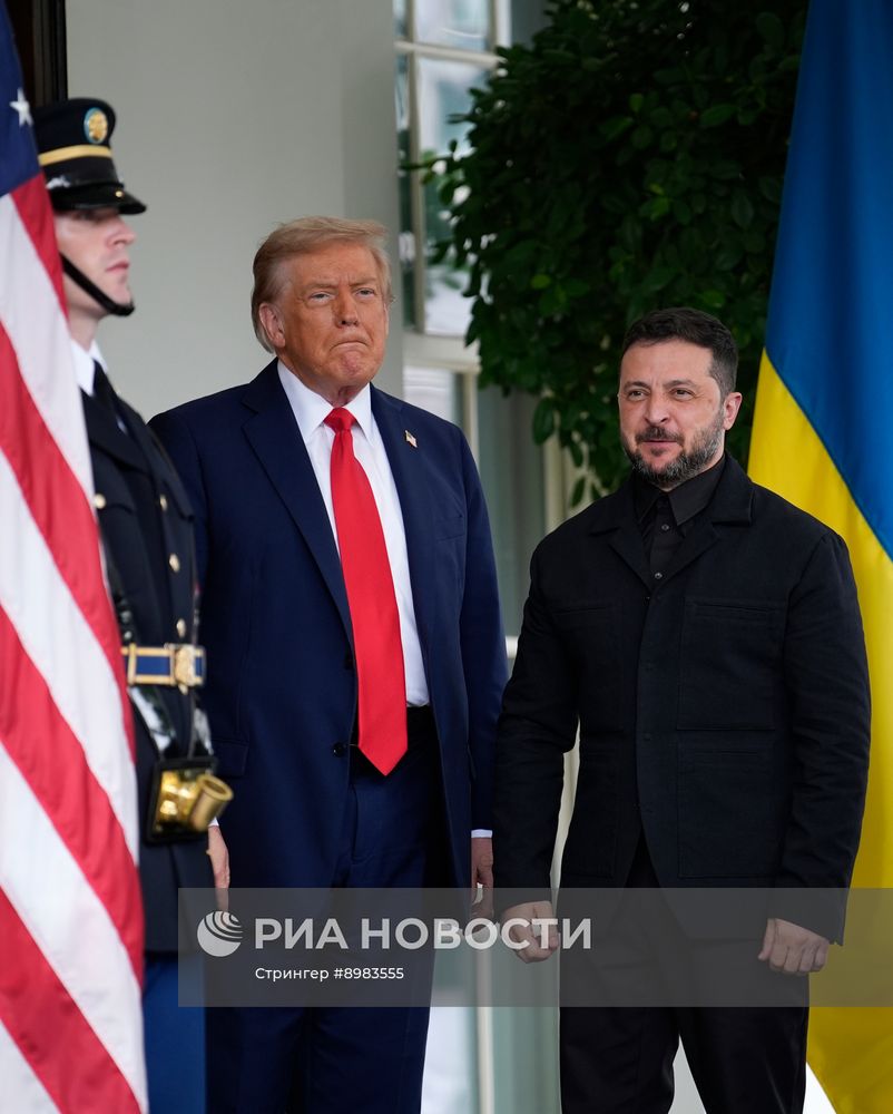 Зеленский прибыл в Белый дом на встречу с президентом США Трампом