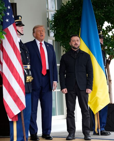 Зеленский прибыл в Белый дом на встречу с президентом США Трампом
