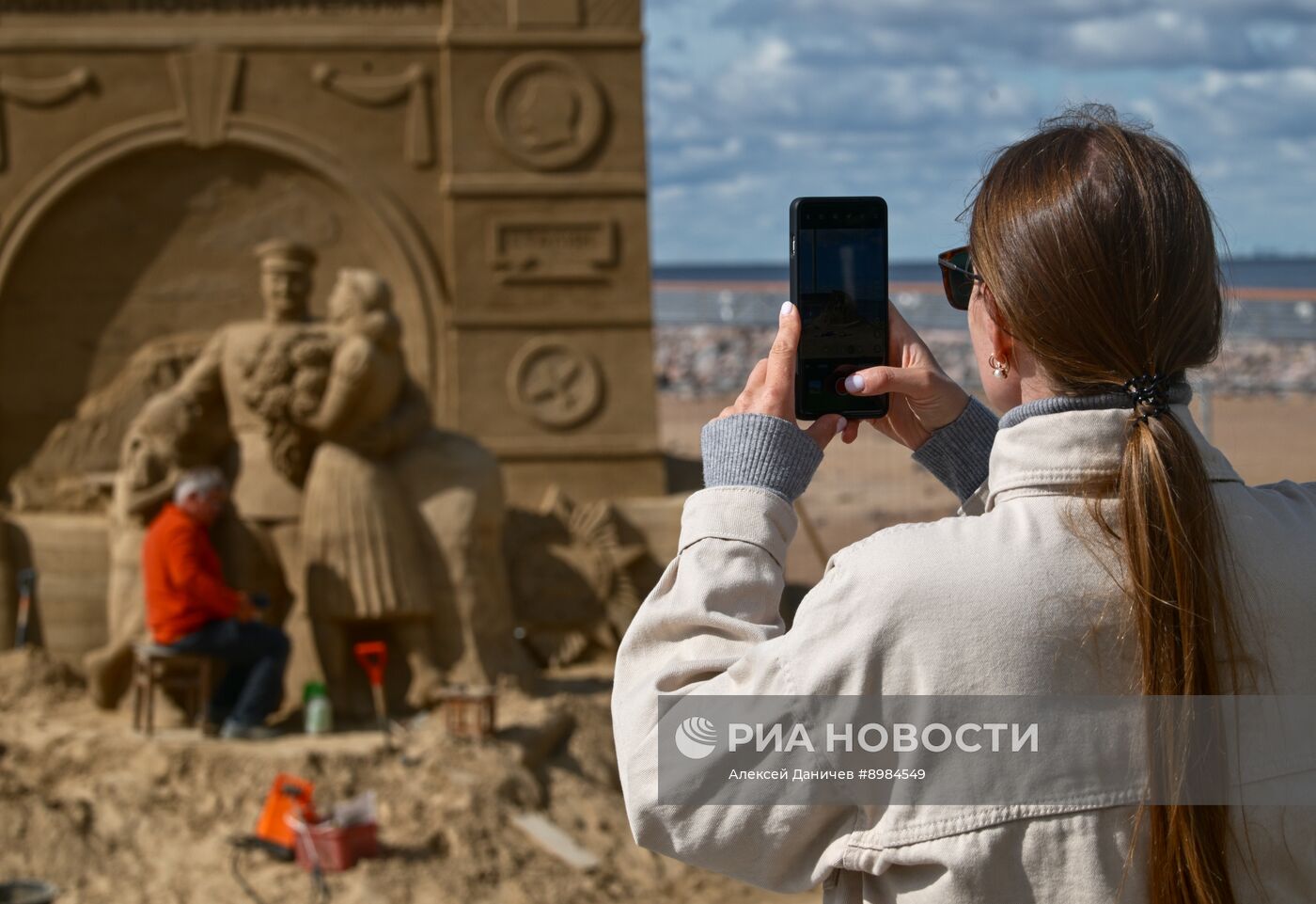Фестиваль "Город песчаных скульптур" в Санкт-Петербурге