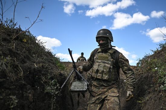 Боевая подготовка военнослужащих бригады "Север"