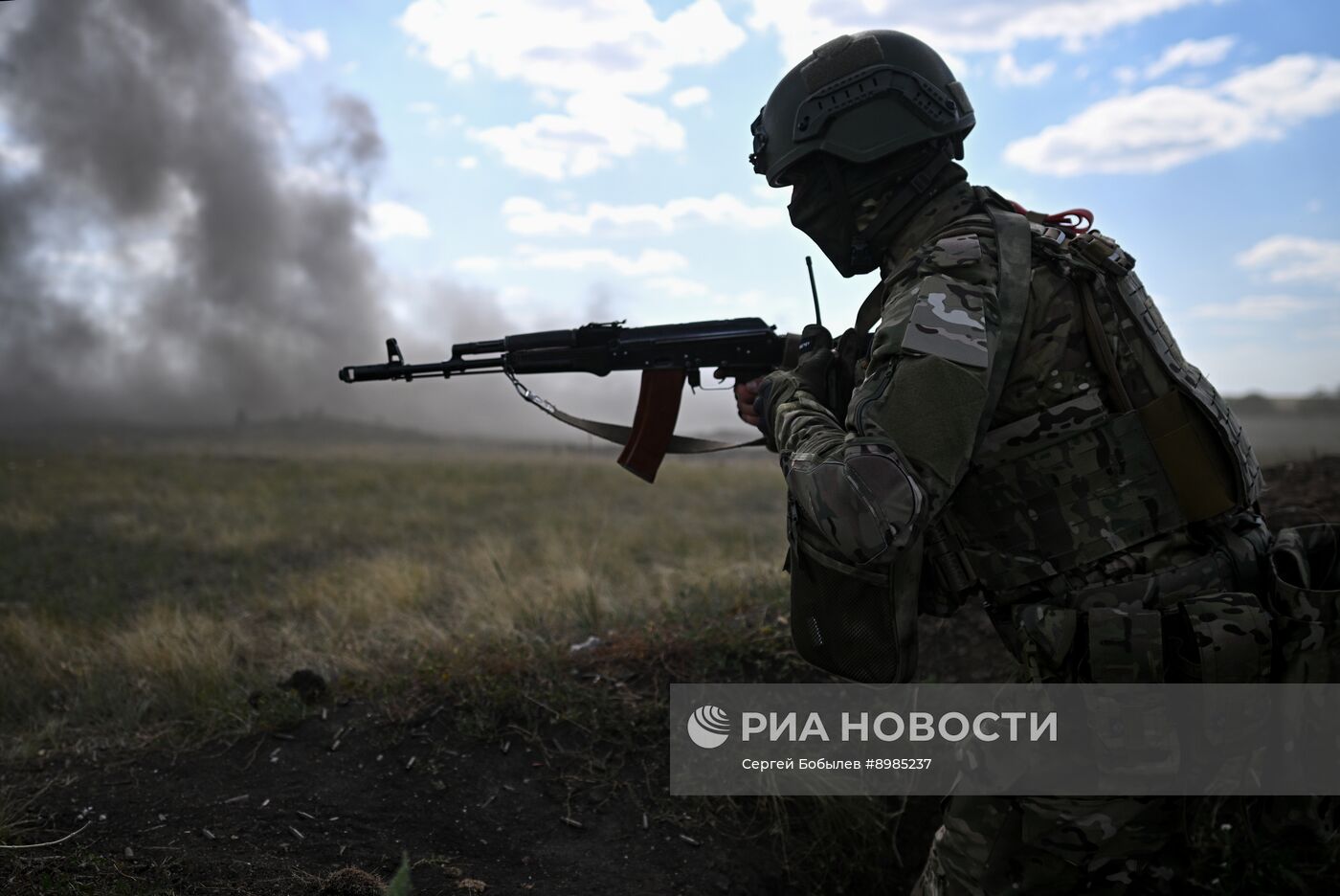 Боевая подготовка военнослужащих бригады "Север"