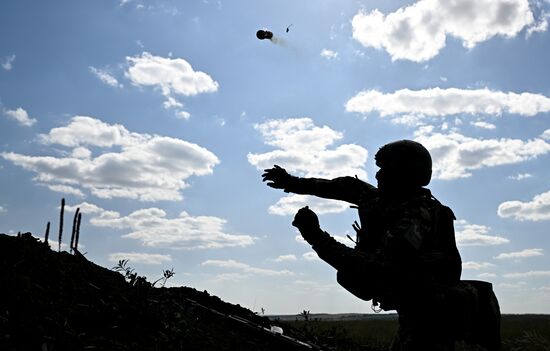 Боевая подготовка военнослужащих бригады "Север"