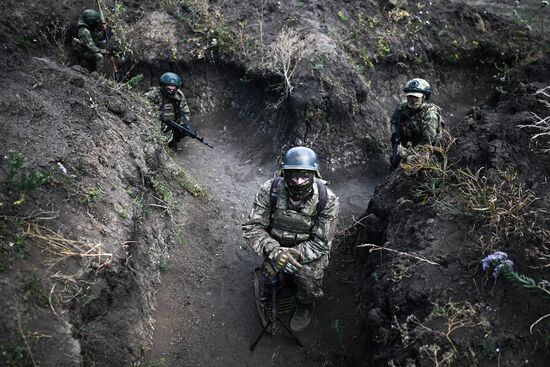 Боевая подготовка военнослужащих бригады "Север"