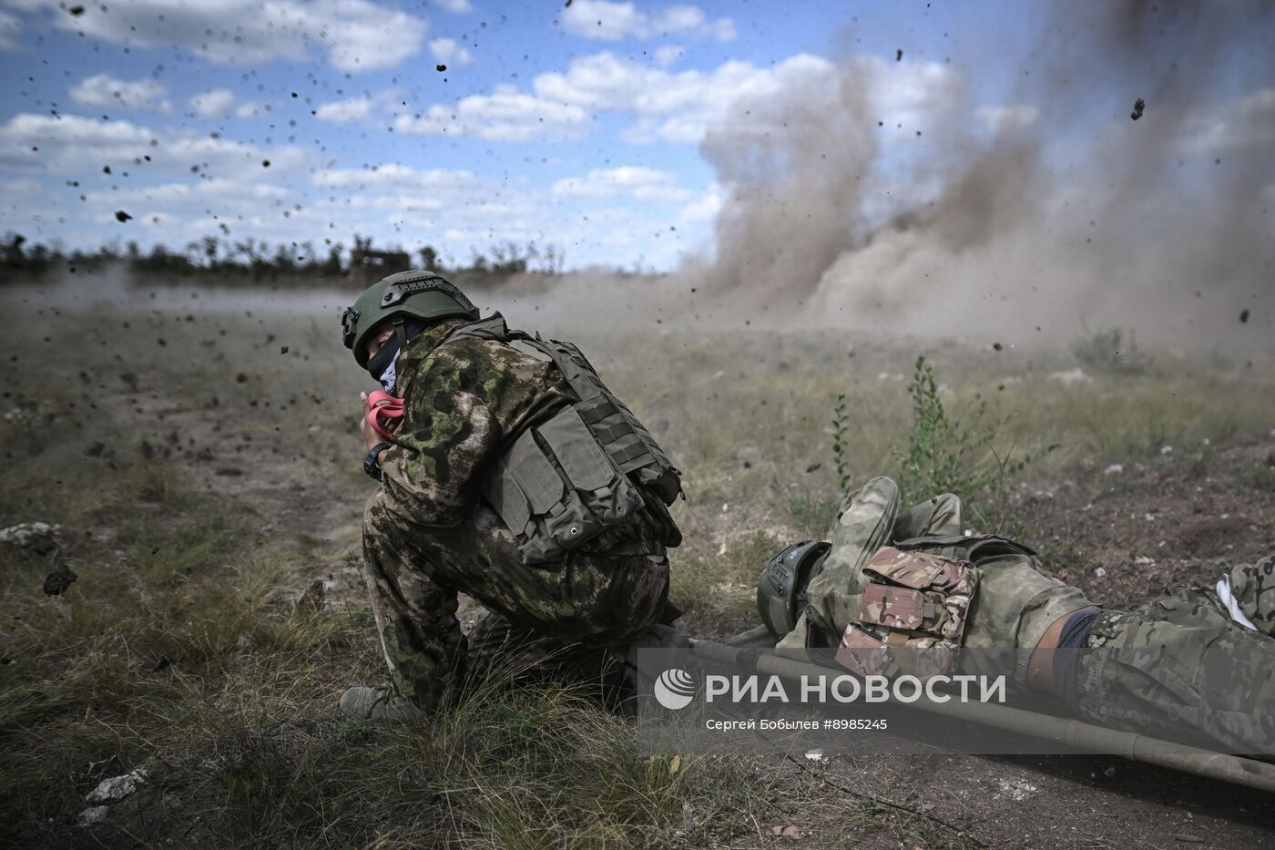 Боевая подготовка военнослужащих бригады "Север"