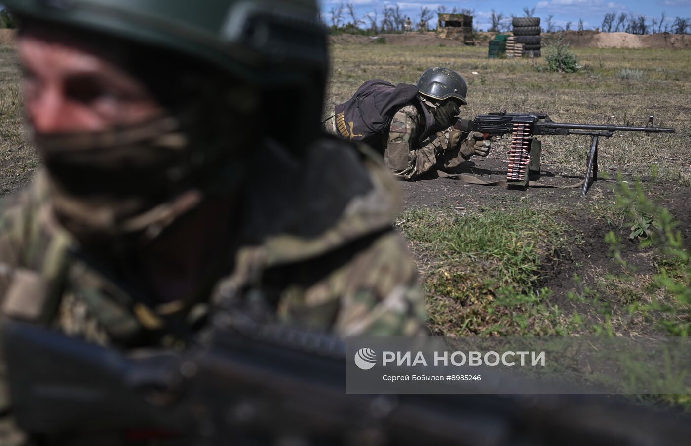 Боевая подготовка военнослужащих бригады "Север"