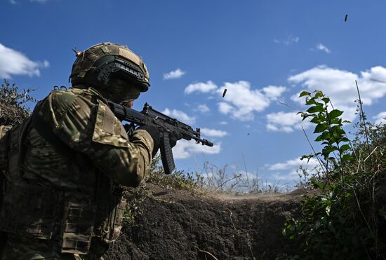 Боевая подготовка военнослужащих бригады "Север"